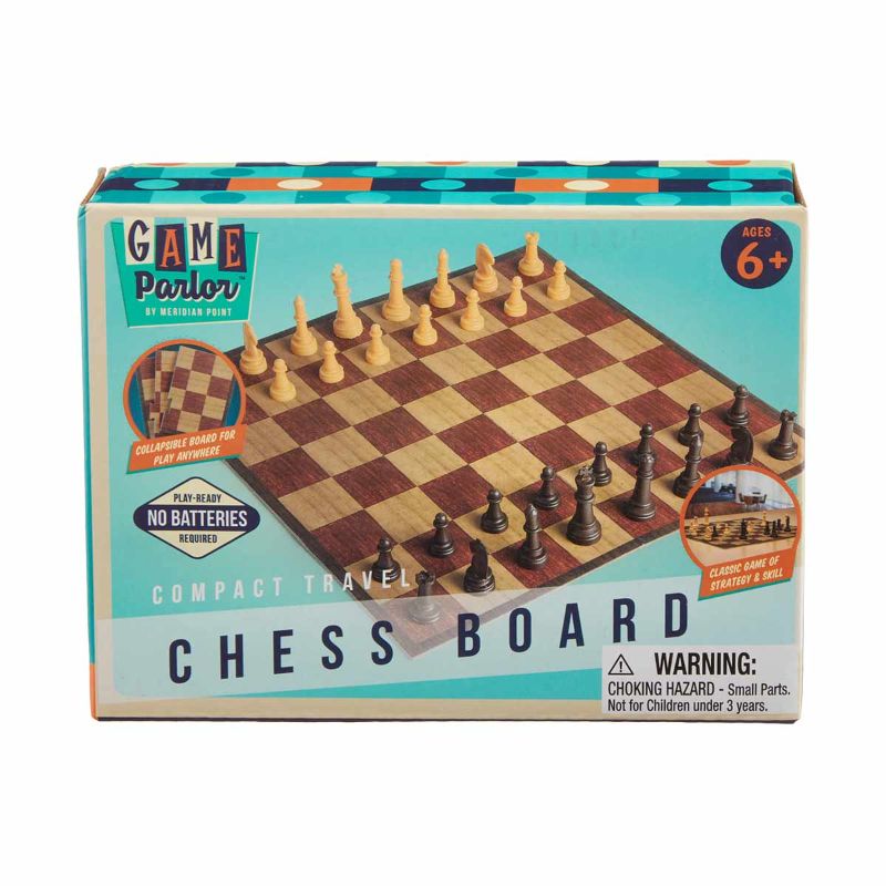 Photo 1 of COLLAPSABLE COMPACT TRAVEL CHESS BOARD 11INCH X 11INCH NEW