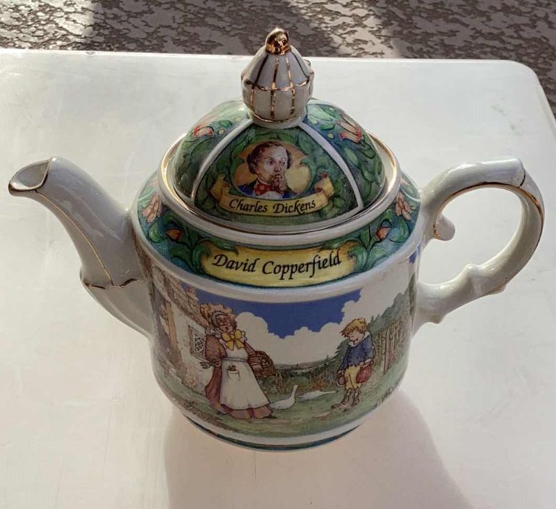 Photo 1 of RARE DAVID SADLER PORCELAIN TEAPOT MADE IN ENGLAND