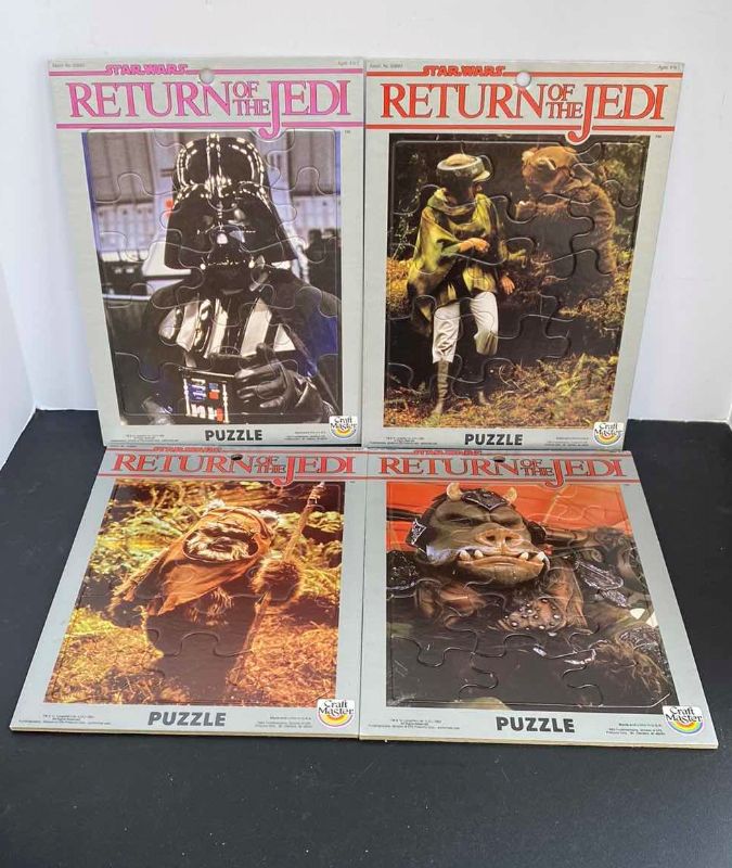 Photo 1 of 4 RETURN OF THE JEDI PUZZLES