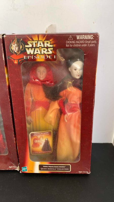 Photo 3 of 2 STAR WARS EPISODE 1 QUEEN AMIDALA  DOLLS