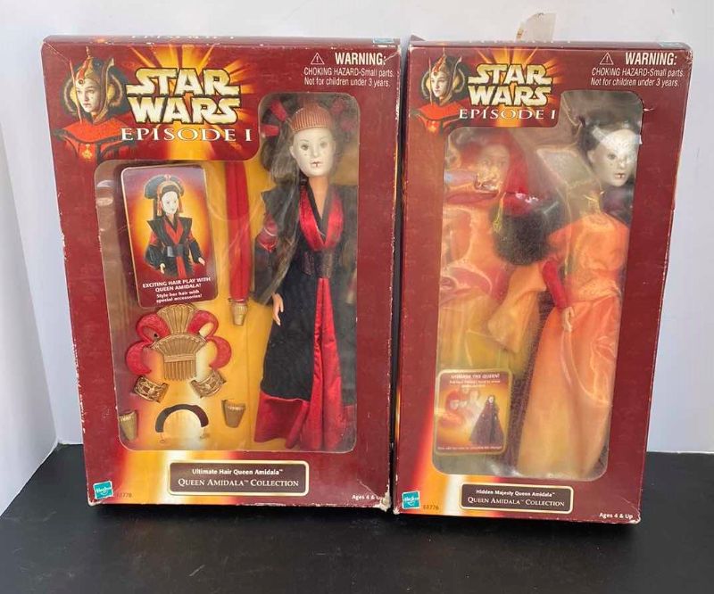 Photo 1 of 2 STAR WARS EPISODE 1 QUEEN AMIDALA  DOLLS