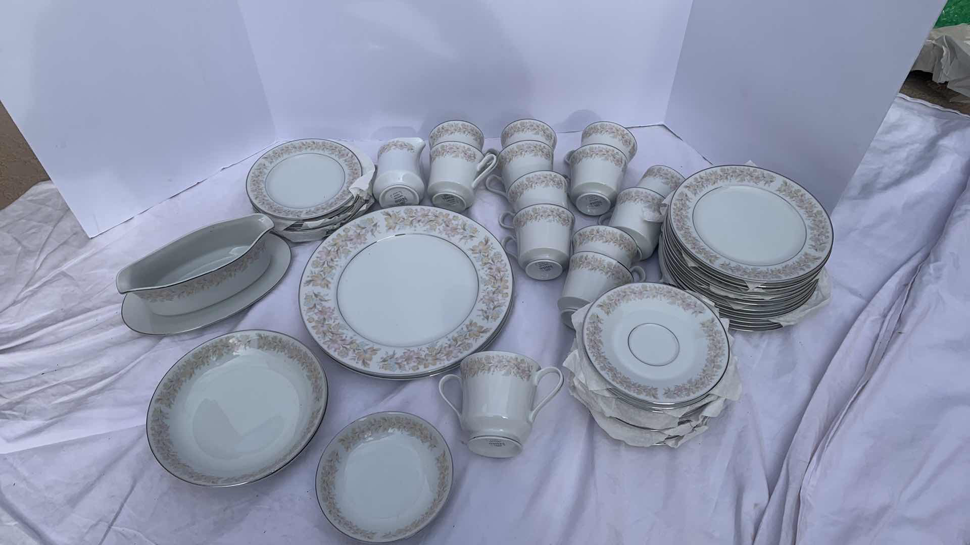 Photo 1 of NITO PORCELAIN ASSORTED DISHWARE, 50 pieces