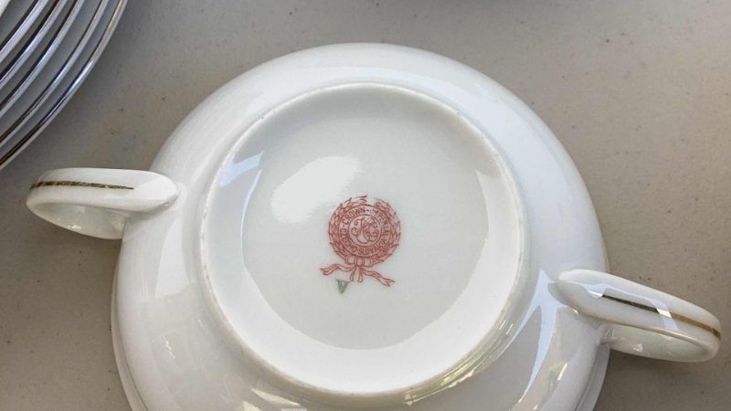 Photo 3 of ASSORTED CHINA: ECKO, CZECHOSLOVAKIA CROWN IMPERIAL, BELLEEK IRELAND