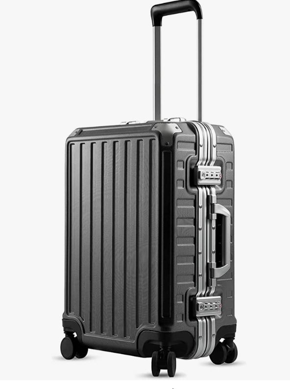 Photo 1 of NEW LUGGEX Hard Shell Carry On Luggage with Aluminum Frame - 100% PC No Zipper Suitcase - 4 Metal Corner Hassle-Free Travel (Hard Case Luggage) 