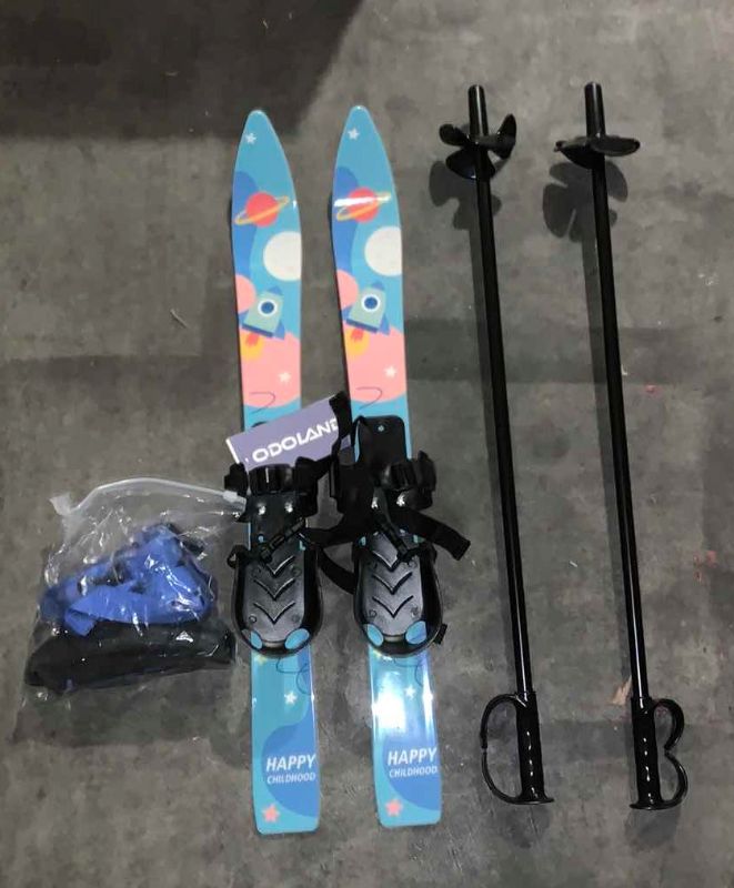 Photo 1 of ODOLAND CHILDS SKI’S, BINDINGS AND POLES
