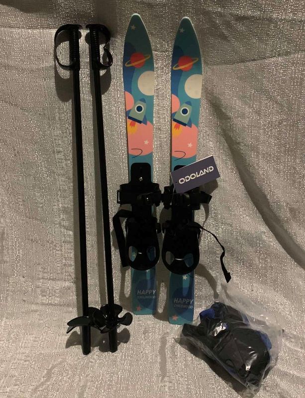Photo 2 of ODOLAND CHILDS SKI’S, BINDINGS AND POLES