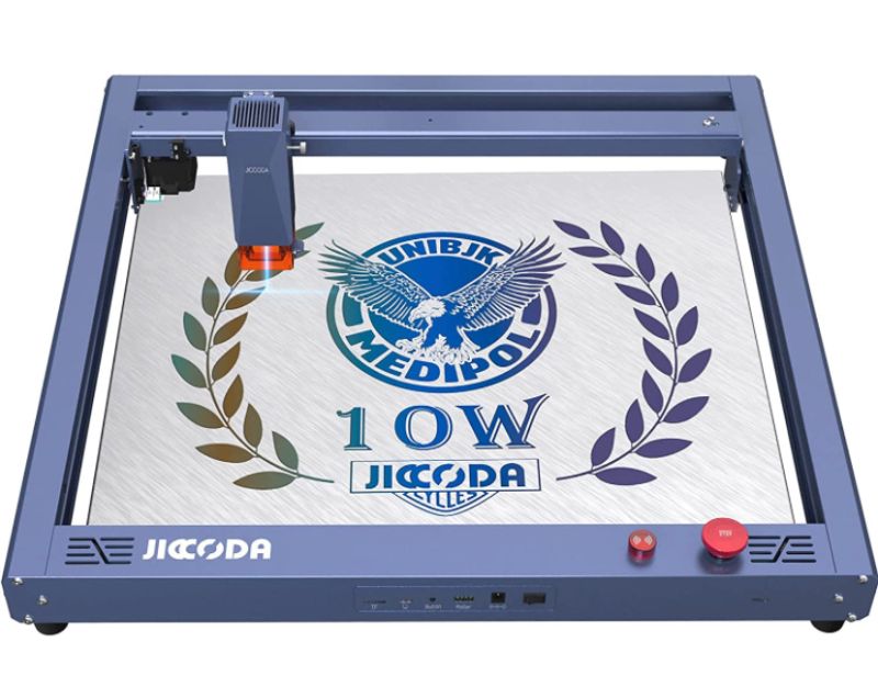 Photo 1 of NEW JICCODA L1 10W Laser Engraver Machine,60W DIY Laser Cutter and High Power Laser Engraving Machine for Wood and Metal, Paper, Acrylic,Fabric,Compressed Spot 0.05mm High Precision 