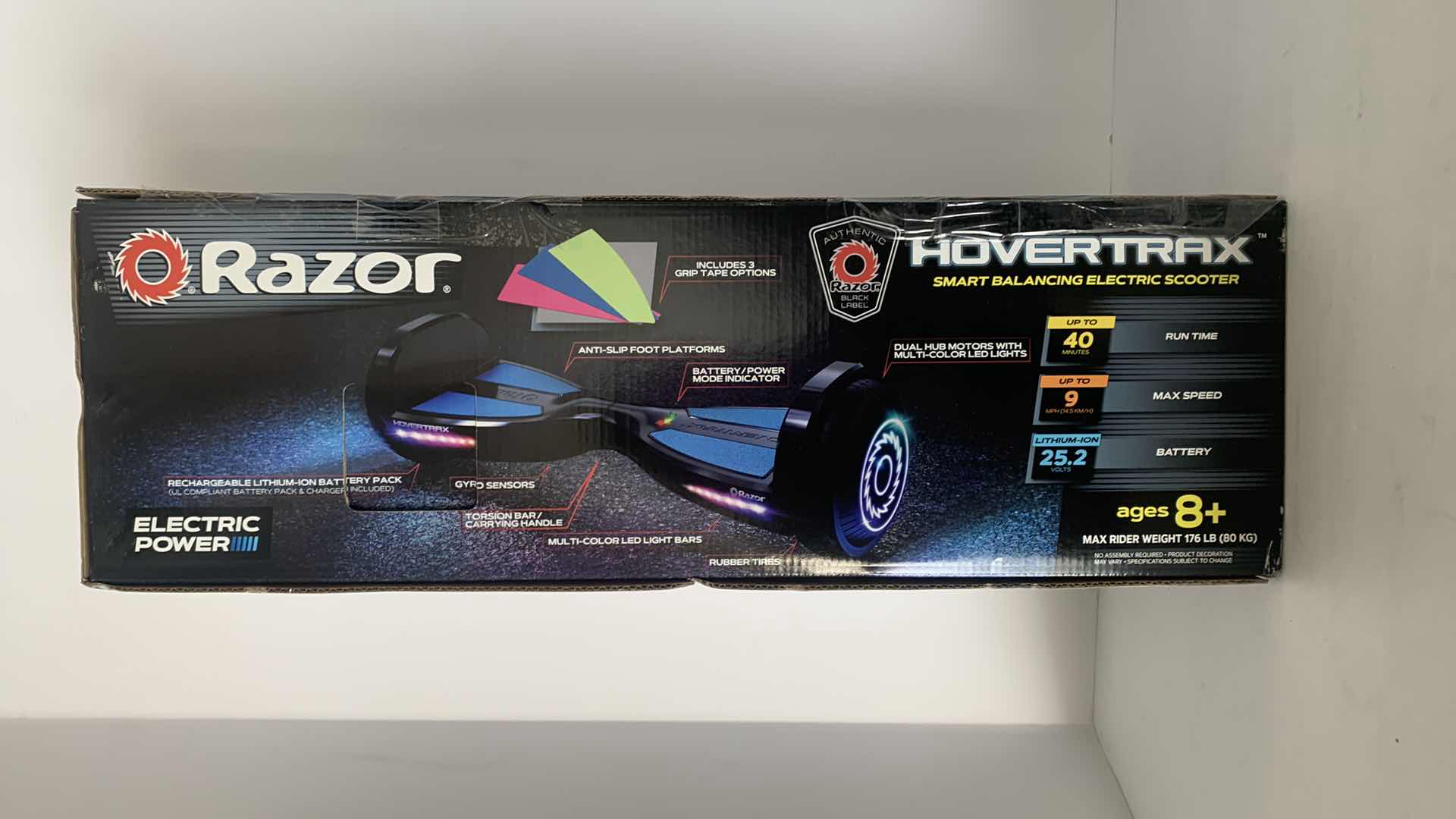 Photo 3 of RAZOR HOVERTRAX SMART BALANCING ELECTRIC SCOOTER (NEEDS UPC CHARGER)