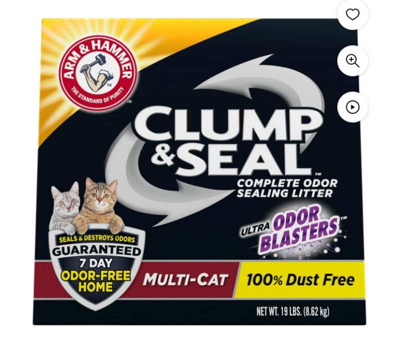 Photo 1 of ARM & HAMMER CLUMP & SEAL 19LBS