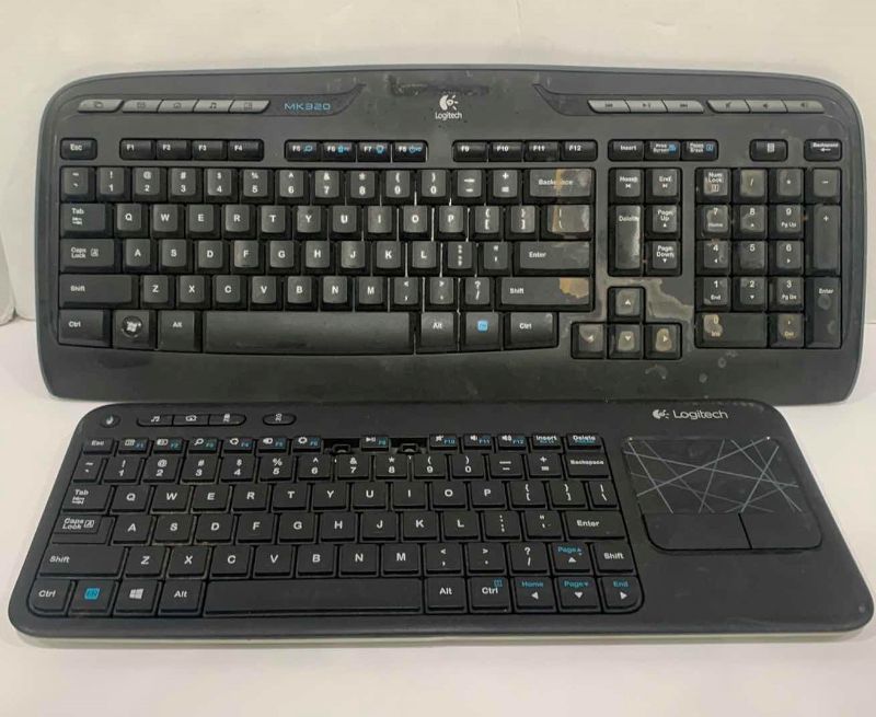 Photo 1 of TWO LOGITECH KEYBOARDS