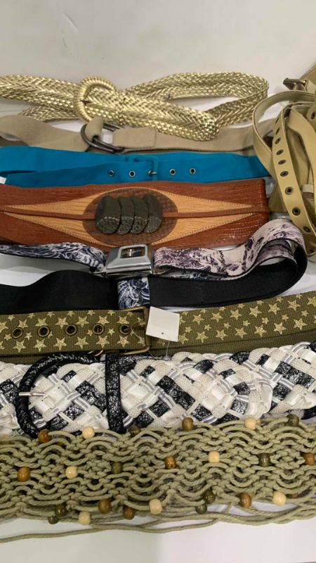 Photo 3 of ASSORTMENT OF WOMENS BELTS