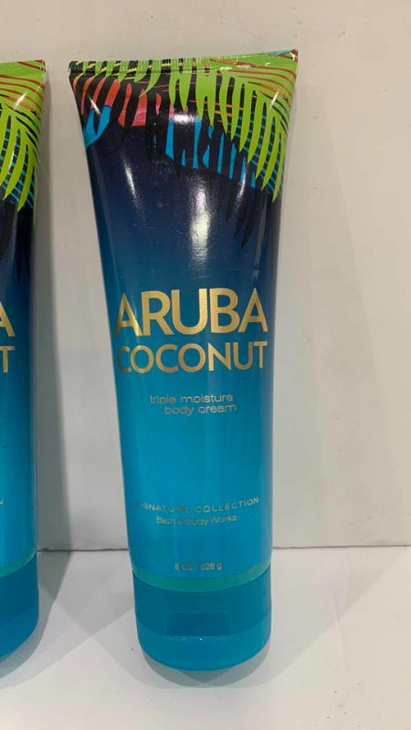 Photo 2 of THREE ARUBA COCONUT 8 OUNCE BODY CREAMS