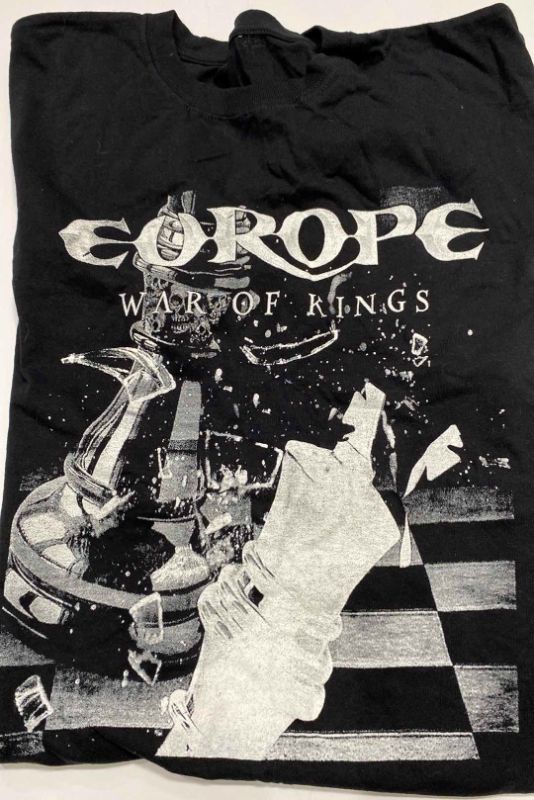 Photo 1 of NEW EUROPE WAR OF KINGS 2016 USA TOUR T-SHIRT NO SIZE TAG, LOOKS LIKE XL