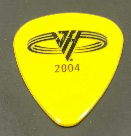 Photo 1 of COLLECTIBLE MEMORABILIA SIGNED GUITAR PICK, VAN HALEN