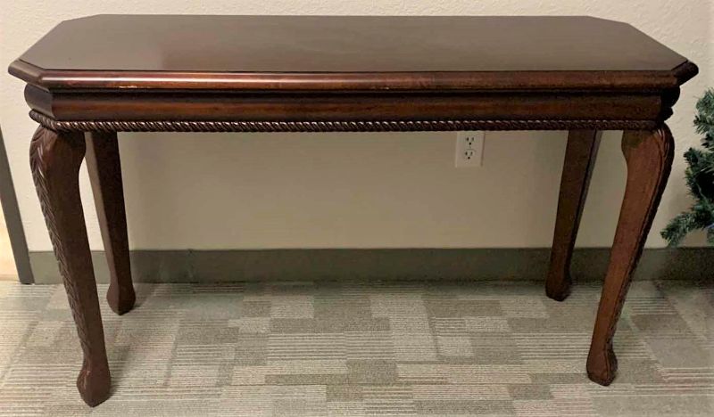 Photo 1 of WOOD CONSOLE TABLE 48” x 17” x H29.5