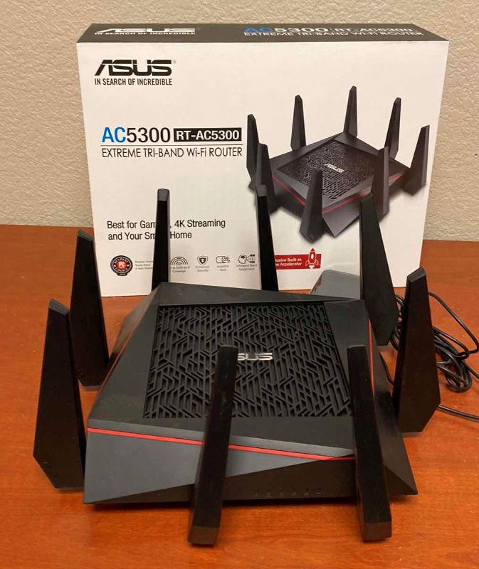 Photo 1 of ASUS AC5300 RT-AC5300 EXTREME TRI-BAND WiFi ROUTER