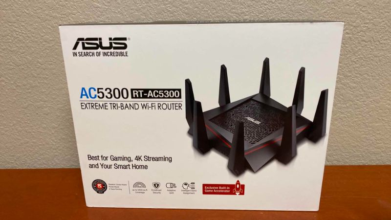 Photo 2 of ASUS AC5300 RT-AC5300 EXTREME TRI-BAND WiFi ROUTER