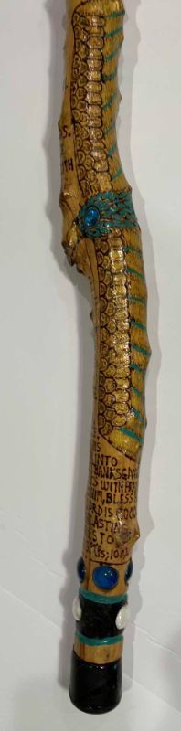 Photo 6 of AFRICAN HAND CARVED CANE 33”