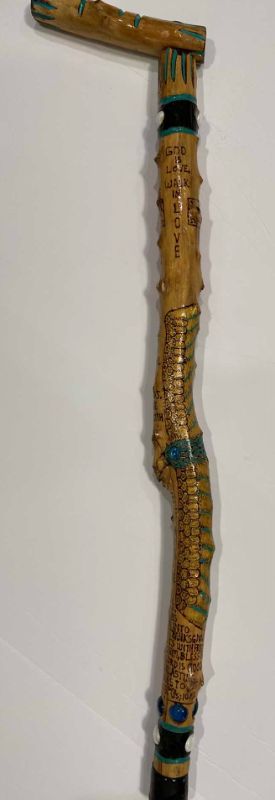 Photo 5 of AFRICAN HAND CARVED CANE 33”