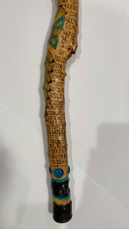 Photo 4 of AFRICAN HAND CARVED CANE 33”