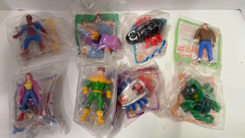 Photo 1 of 8-MC DONALDS COLLECTIBLES SPIDER-MAN