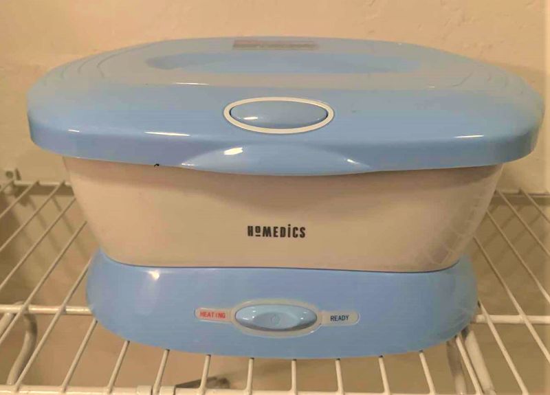 Photo 1 of HOMEDICS HOT WAX MACHINE WITH LARGE BLOCK OF WAX