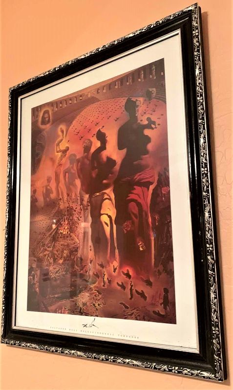 Photo 1 of ARTWORK FRAMED SALVADOR DALI HALLUCINOGENIC TOREADOR 25” x 31”