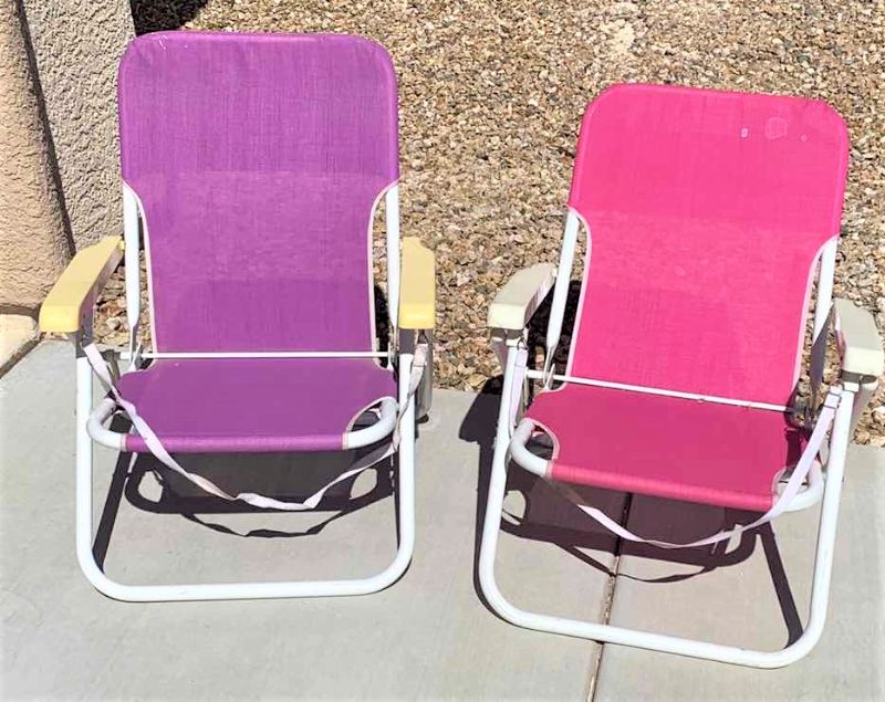 Photo 1 of TWO RECLINABLE BEACH CHAIRS