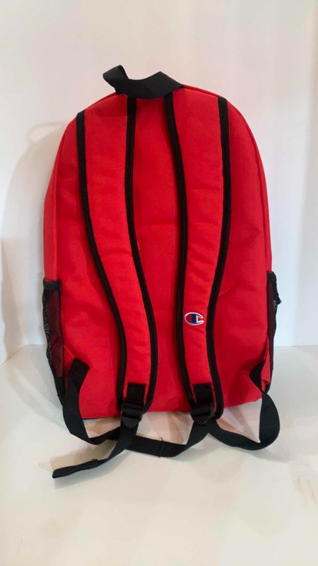 Photo 4 of NEW W TAGS RED AND BLACK CHAMPION BACKPACK