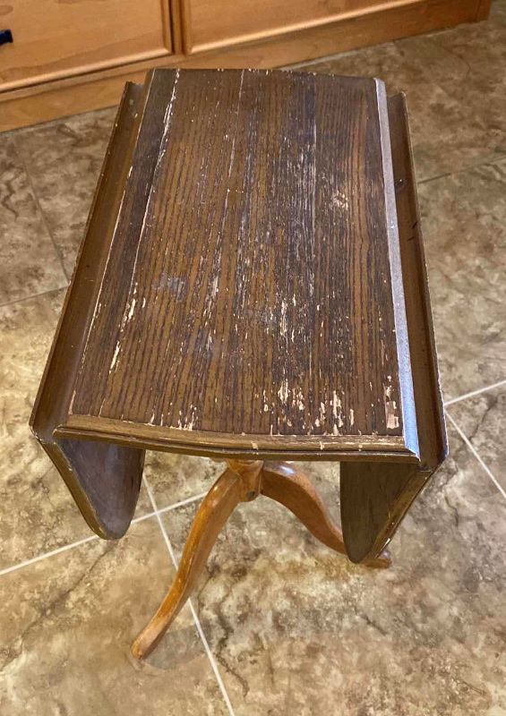 Photo 2 of ANTIQUE SIDE TABLE