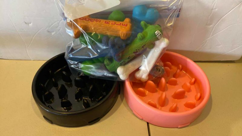 Photo 2 of DOG BOWLS, TOYS, BONES AND SMALL SWEATERS
