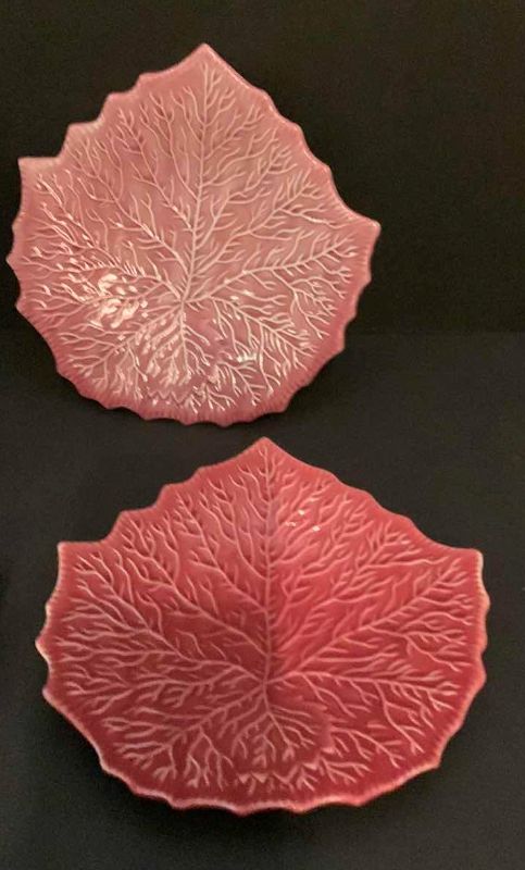 Photo 3 of 5 PORCELAIN LEAF SERVING DISHES