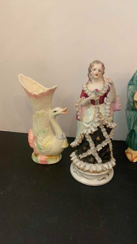 Photo 3 of 7 PIECE PORCELAIN ASSORTMENT, LENOX CANDLE HOLDER, VINTAGE PIECES AND MORE