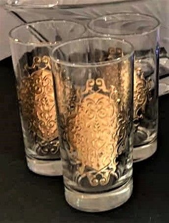 Photo 7 of 8 PIECE HOME DECOR COLLECTIBLES, CRYSTAL BOWLS, GOLD TIPPED GLASSES AND MORE