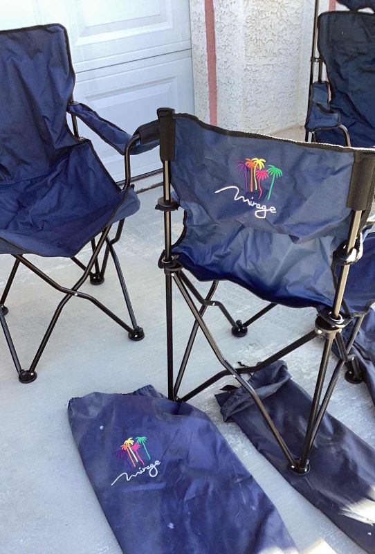 Photo 3 of 4 - CAMPING CHAIRS: 2 FROM THE MIRAGE