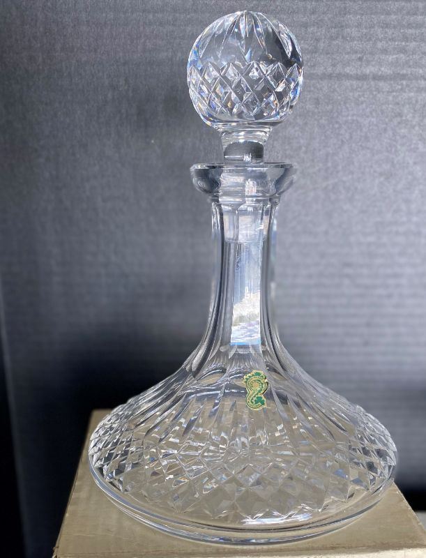 Photo 2 of WATERFORD CRYSTAL DECANTER AND COMPOTE DISH