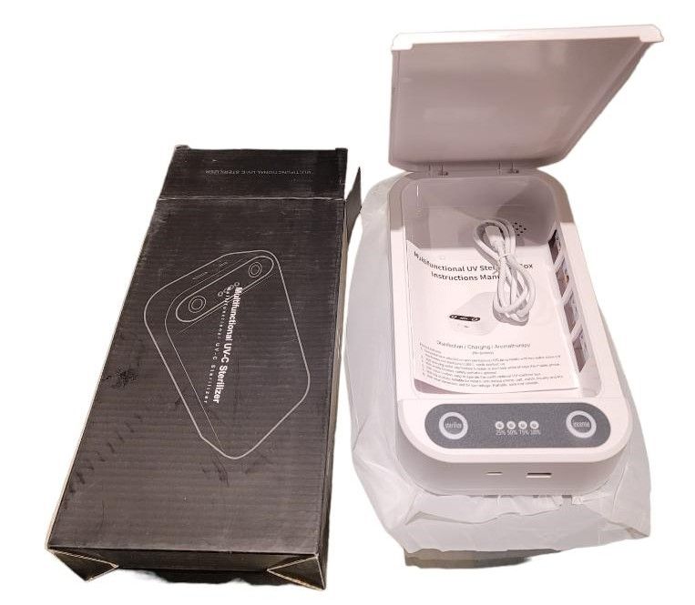 Photo 2 of UV-C  MULTIFUNCTIONAL SANITIZER BOX FOR SMART PHONE, JEWELRY AND HOUSEHOLD ITEMS