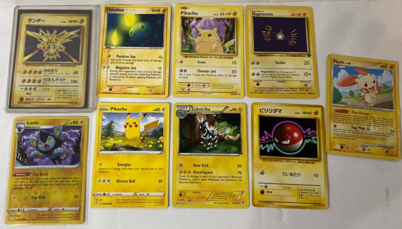 Photo 1 of 9 COLLECTIBLE POKÉMON CARDS