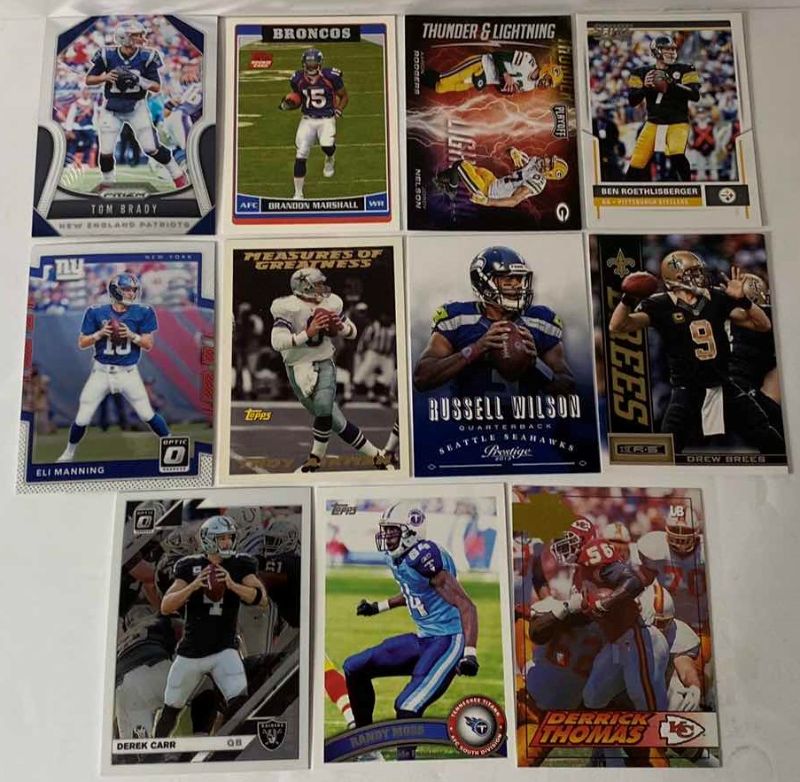 Photo 1 of 11 COLLECTIBLE FOOTBALL CARDS