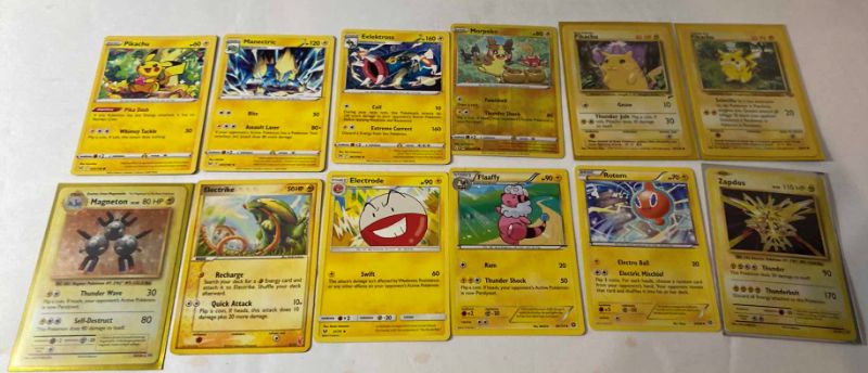 Photo 1 of 12 COLLECTIBLE POKÉMON CARDS