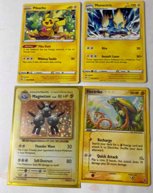 Photo 2 of 12 COLLECTIBLE POKÉMON CARDS