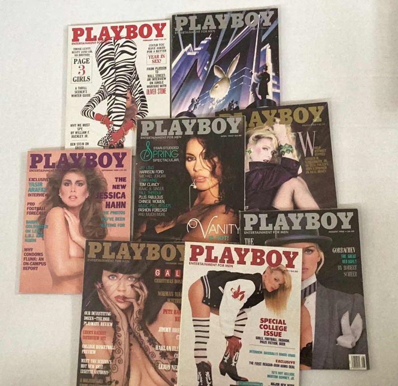 Photo 1 of 1988 PLAYBOY MAGAZINES