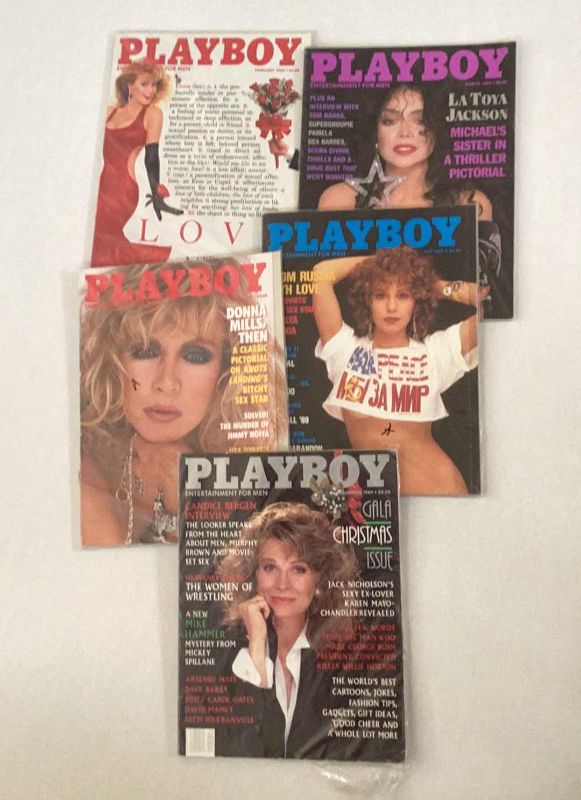 Photo 1 of 1989 PLAYBOY MAGAZINES