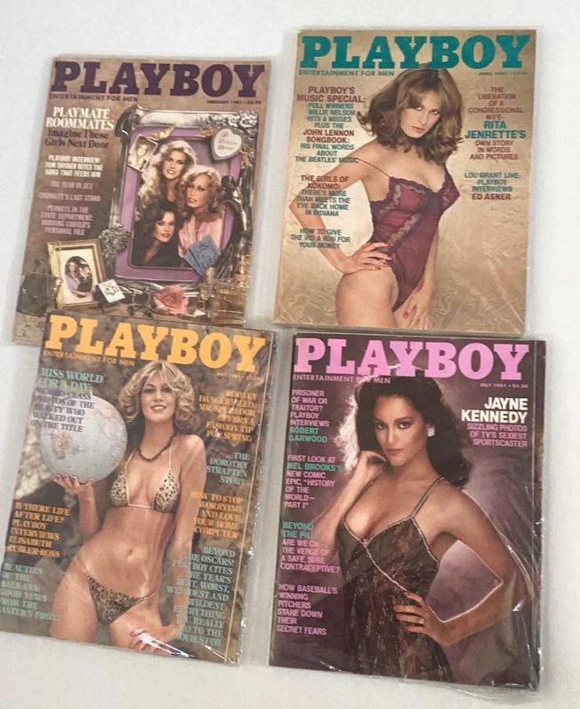 Photo 1 of 1981 PLAYBOY MAGAZINES