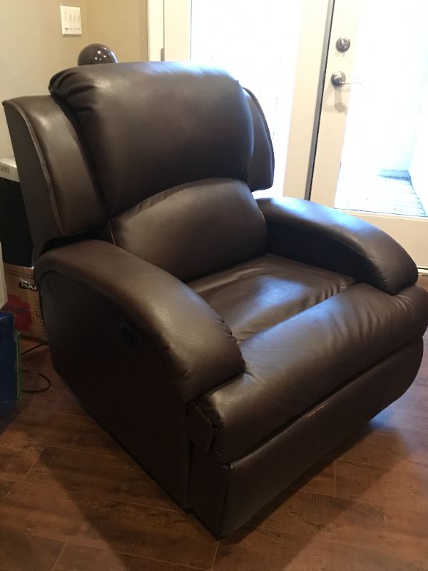 Photo 1 of CHOCOLATE BROWN ELECTRIC RECLINER- SOME SIGNS OF WEAR 