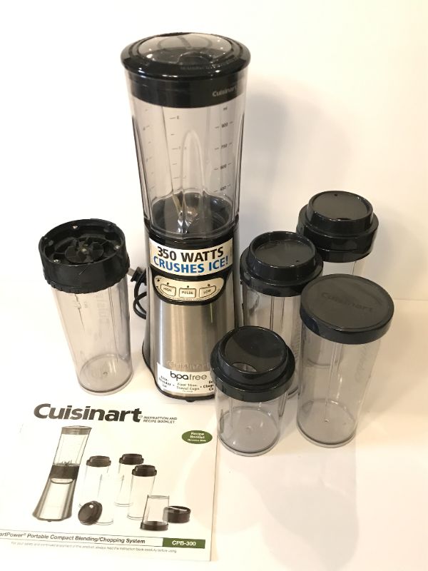 Photo 1 of CUISINART SMARTPOWER PORTABLE COMPACT BLENDING / CHOPPING SYSTEM CPB-300