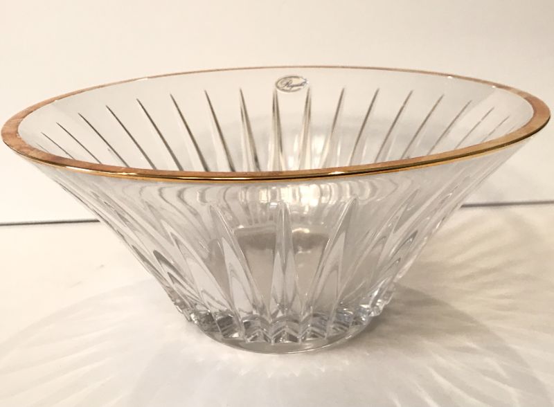 Photo 1 of ROGASKA HANDMADE IN SLOVENIA CRYSTAL BOWL 10.5 x 5