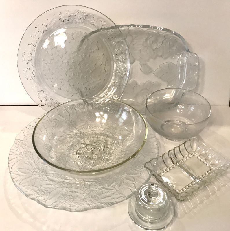 Photo 1 of CRYSTAL SERVING DISHES AND PLATTERS 
