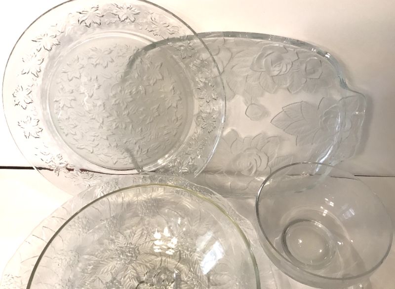 Photo 2 of CRYSTAL SERVING DISHES AND PLATTERS 