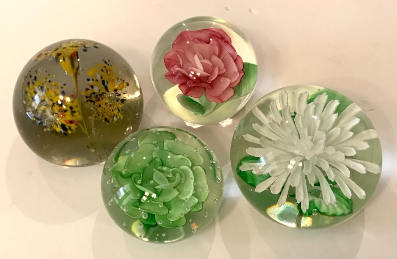 Photo 1 of ART GLASS PAPER WEIGHTS